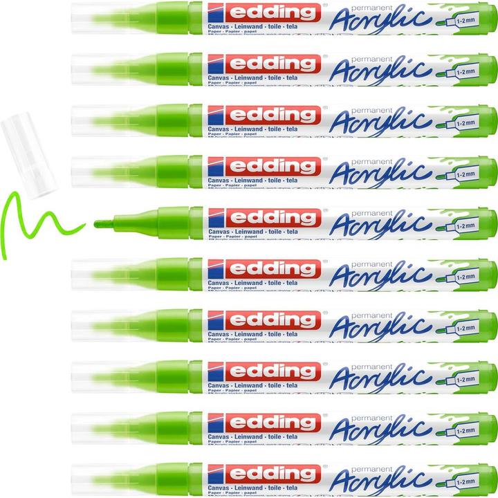 Energie-Label Edding Acrylmarker 5300 Fein (Gelbgrün, 2 mm, 1 x)
