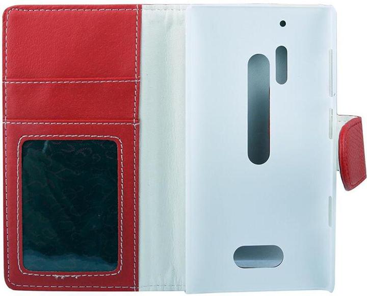 Produktbild König Design Schutzhülle Case (Flip Quer) für Handy Nokia Lumia 928 rot (Nokia Lumia 928)