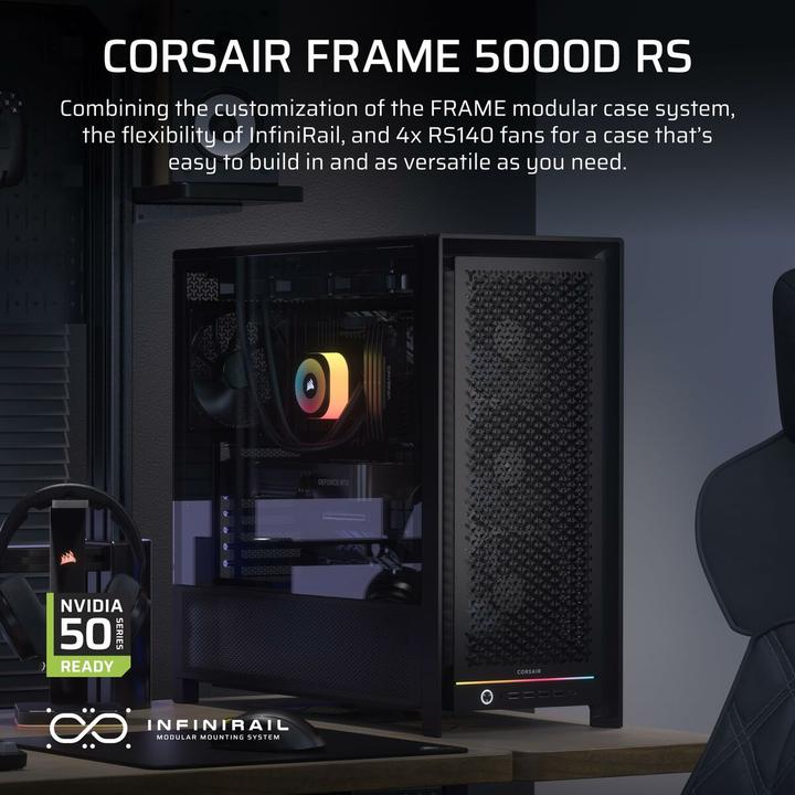 Produktbild Corsair Frame 5000D RS (E-ATX, Mini-ITX, ATX, mATX)