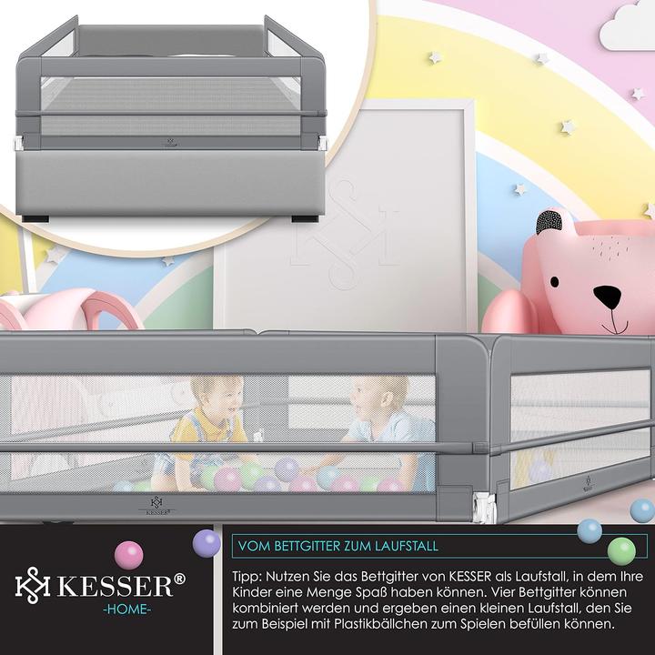 Actual product image Kesser Bettgitter klappbar