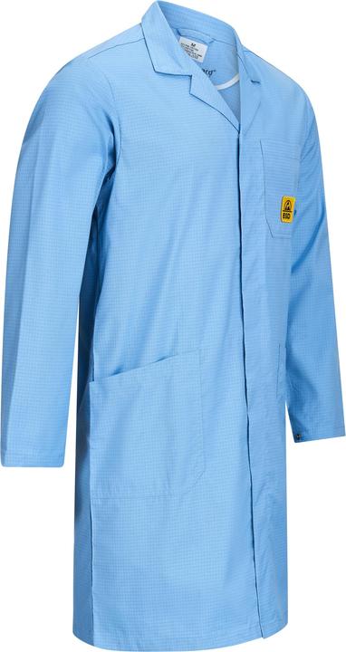 Actual product image Top Swede ESD work coat "Pro-Line, light blue size S (S)
