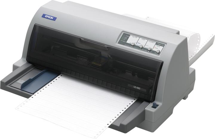 Productafbeelding Epson LQ-690 A4 24 dotmatrixprinter 128kB 529karakters/sec. (Naald, Zwart-wit)