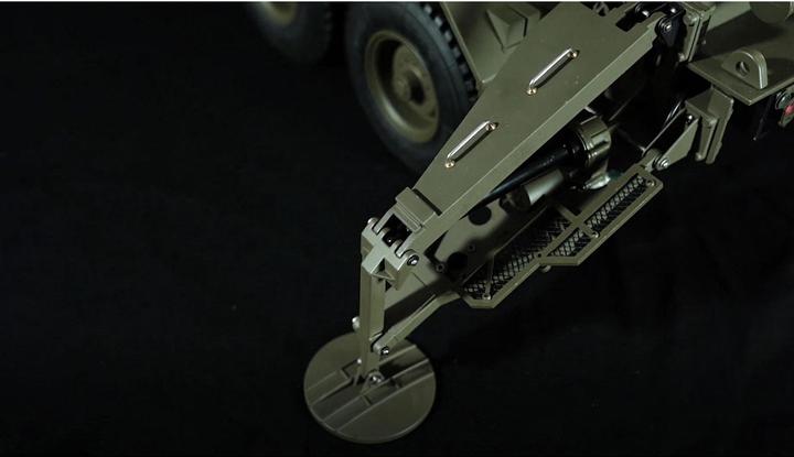 Produktbild Amewi Sattelauflieger US M747 Raketenwerfer, Grün 1:12, Bausatz