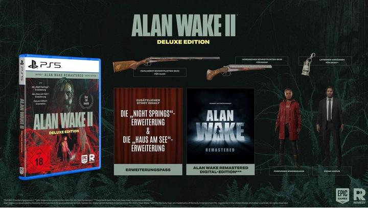 Productafbeelding Epic Alan Wake 2 - Deluxe editie (PS5, DE)