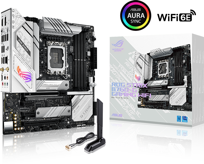 Immagine prodotto ASUS ROG STRIX B760-G GAMING WIFI (LGA 1700, Intel B760, mATX)