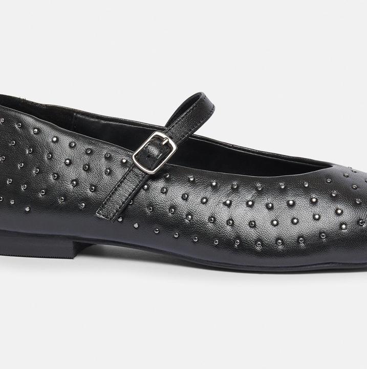 Image du produit Comma Pantoletten Leder-Ballerinas mit Nieten (36)
