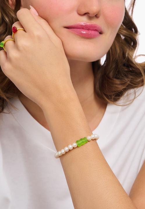 Image du produit Thomas Sabo Bracelet (15 cm, Verre en cristal, Argent sterling 925, Perles de culture d'eau douce)