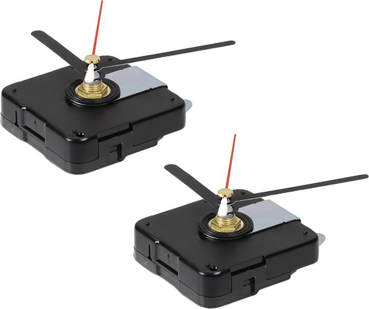 Blanko 2er-Set Quarz-Uhrwerk, mit 6 x 3 ZeigersÃ¤tzen