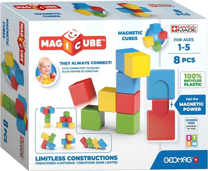 Image du produit Geomag Magicube FULL COLOR RECYCLED 8 pièces
