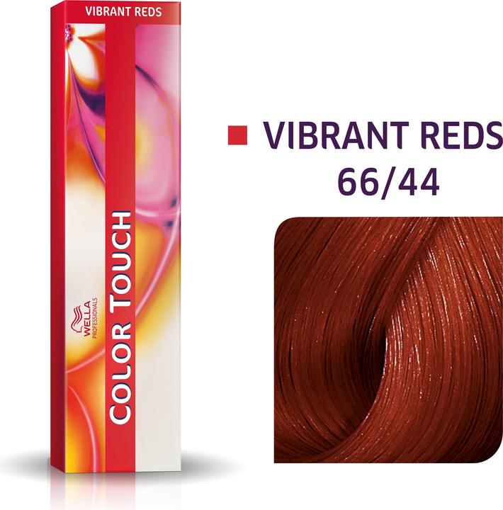 Wella Color Touch coloration semi-permanente sans ammoniaque 66/44 blond foncé intense rouge 60ml (66, 44 blond foncé intense roux)