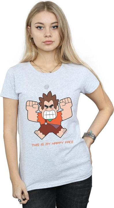 Image du produit Disney - T-shirt WRECK IT RALPH HAPPY FACE - Femme (S)