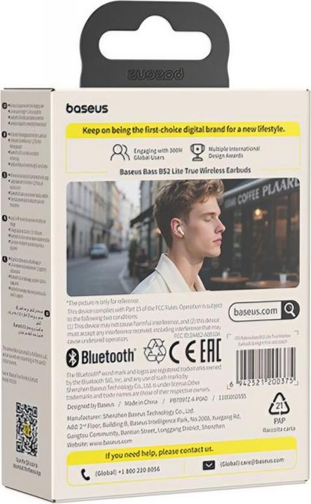 Productafbeelding Baseus Bass BS2 Lite TWS Sunlight Pink (7 h, Draadloze)
