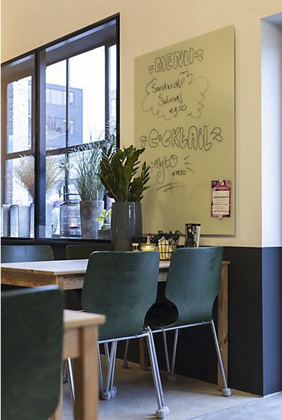 Actual product image Legamaster Glass board matte 7-104063 100x150cm sage green (100 x 150 cm)