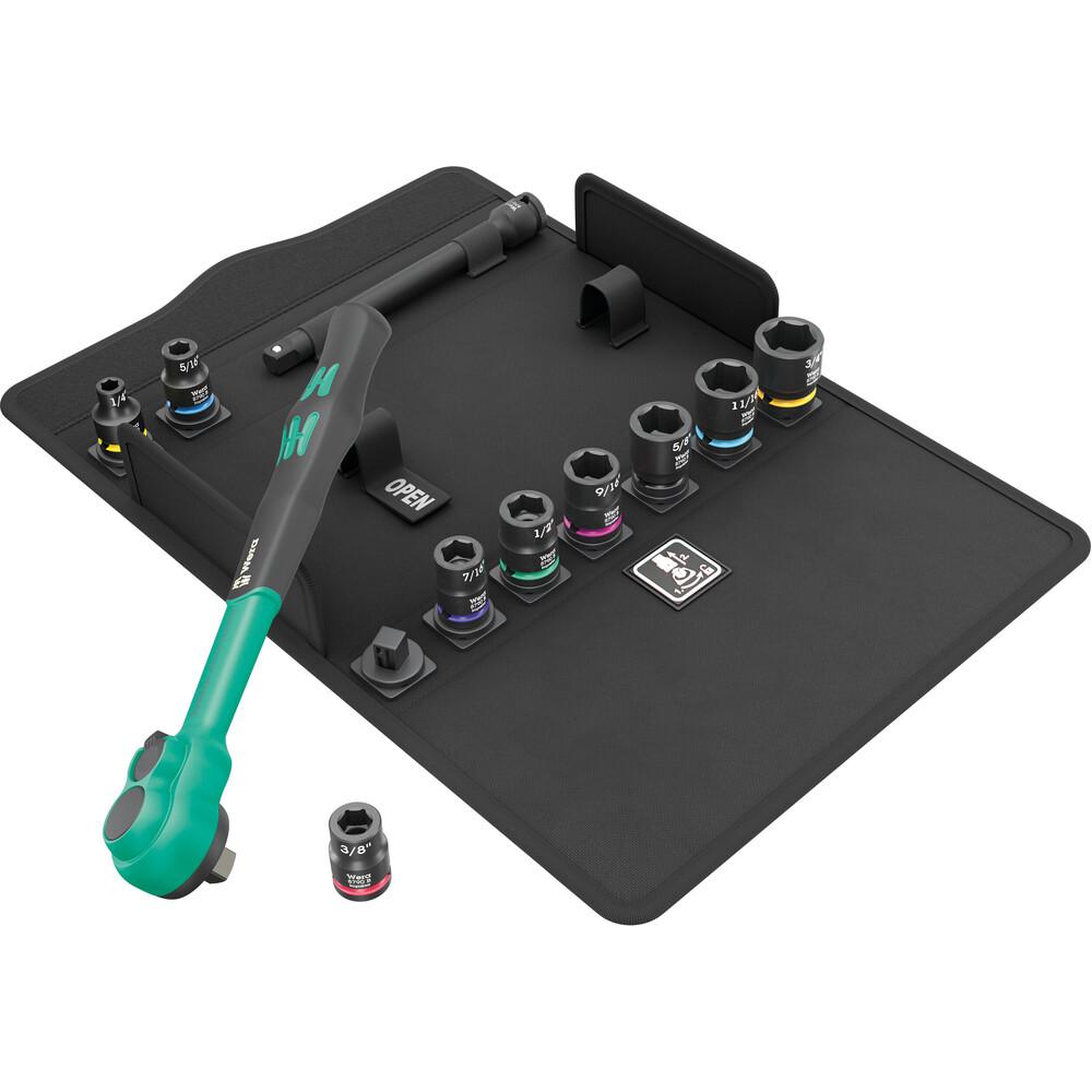 Wera, Steckschlüssel + Stecknuss, 8100 SB 13 Zyklop Comfort Knarrensatz