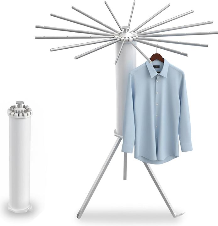 Relaxdays Ausziehbarer Wäscheständer Oktopus