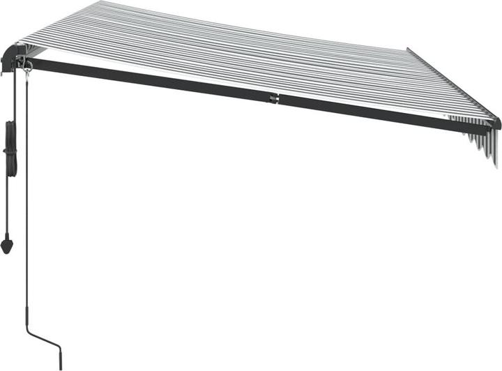 Produktbild vidaXL Markise Gelenkarmmarkise Sonnenmarkise Balkon Automatisch 350x250cm (3.50 m)