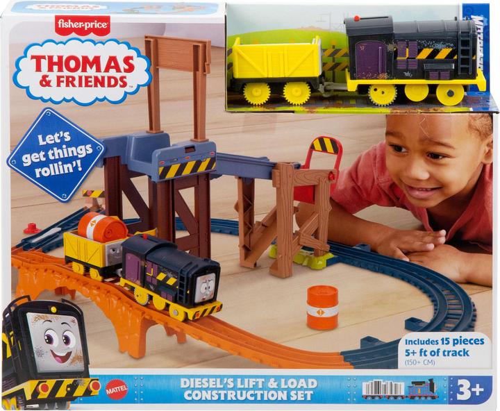 Mattel Τομας Το Τρενακι - Πιστα Παραδοσης Φορτιων Με Τον Diesel για 3+ ετών JBW20