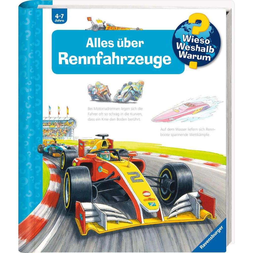 Thumbnail - Alles über Rennfahrzeuge, Kinderbücher von Susanne Gernhäuser
