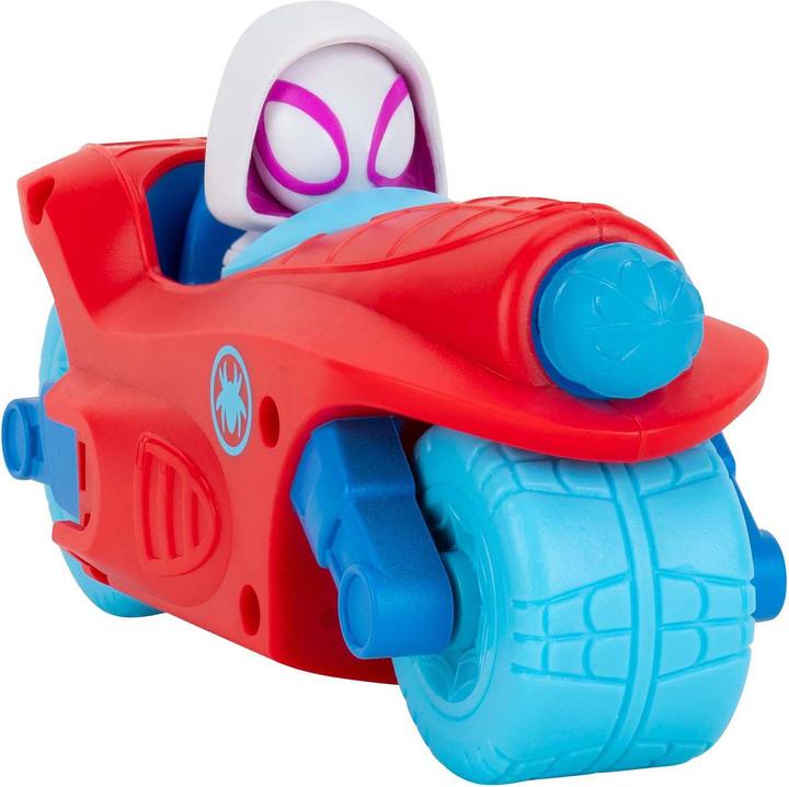 Produktbild Spiderman Spidey 3-in-1 Fahrzeug Jet + 2 Motorräder