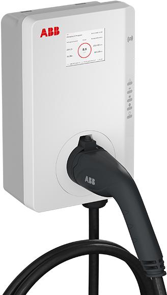 Productafbeelding ABB Terra AC Wandoplaadstation (Type 2, 22 kW, 32 A, Type 2)