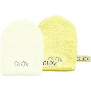 Glov, Pulizia viso, Wateronly Skin Makeup Remover And Face Cleansing Glove Baby Banana Ivory 2 Pieces