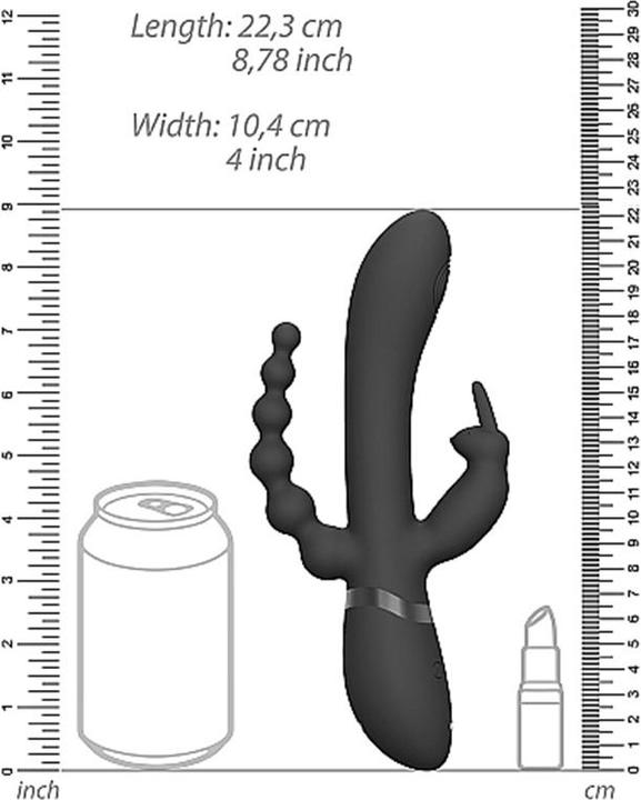 Productafbeelding Shots Rini - Pulse Wave & Vibrerende Dubbele Penetratie Konijn