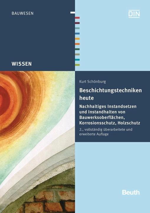 Produktbild Beschichtungstechniken heute (Deutsch, DIN e.V., Kurt Schönburg, 2013)