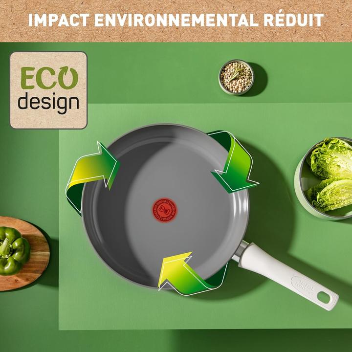 Produktbild Tefal Renew On 3-teiliges Pfannenset  20/24/28 cm, Keramik (Pfannenset + Topfset, Aluminium)