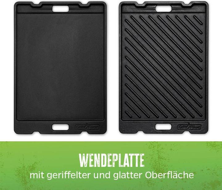Produktbild Grillfürst Grillplatte Gusseisen für Genesis II GS4 400 / 600 48 x 33,5 cm