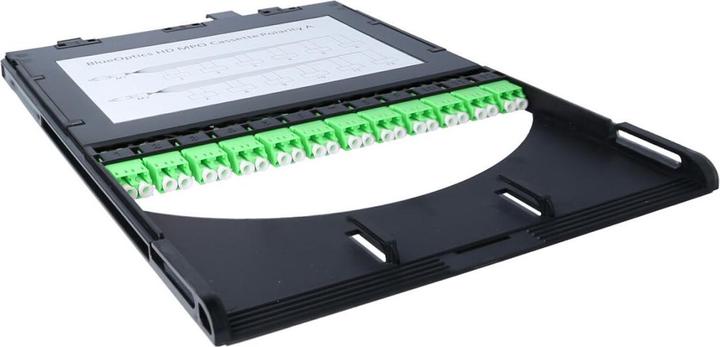 Image du produit BlueOptics Cassette HD MPO 12x LC Duplex UPC 2x MPO 12 coeurs OM5 AF
