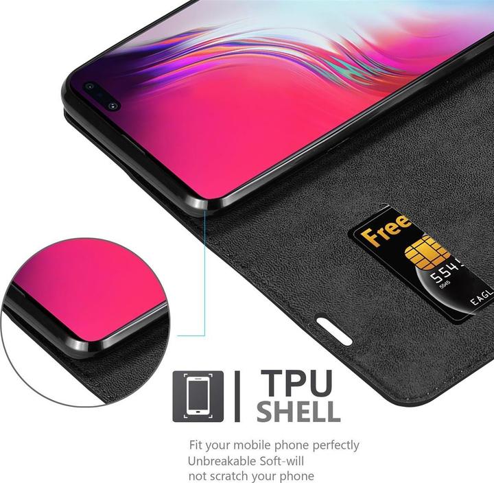 Actual product image Cadorabo Book Invisible Magnet Cover (Samsung Galaxy S10 5G)