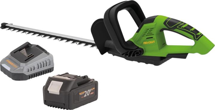 Produktbild Procraft PZA24bb Akku Heckenschere 20 V 510 mm Brushless + 1x Akku 4,0 Ah + Ladegerät (Akkubetrieb)