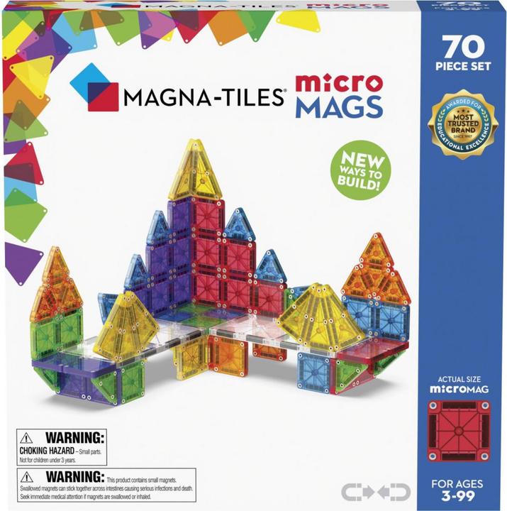 Actual product image Magna-Tiles Micro Mags