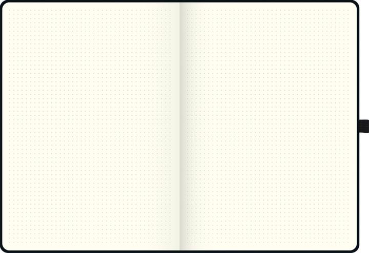 Produktbild Brunnen Notizbuch KOMPAGNON A4 punktraster, schwarz Hardcover 192 Seiten (A4, Gepunktet, Harter Einband)