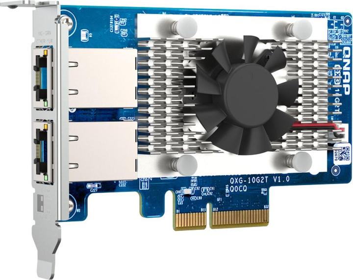Image du produit QNAP QXG-10G2T Adaptateur réseau PCIe 10 GBE RJ45 x2