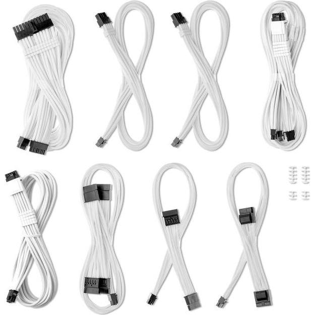 CableMod C-Series Pro ModMesh Sleeved 12V-2x6 12VHPWR Dual StealthSense Cable Kit for Corsair RMi, R, Interne Kabel (PC)