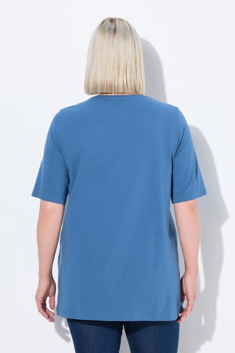 Produktbild Ulla Popken T-Shirt, A-Linie, V-Ausschnitt, Halbarm (58)