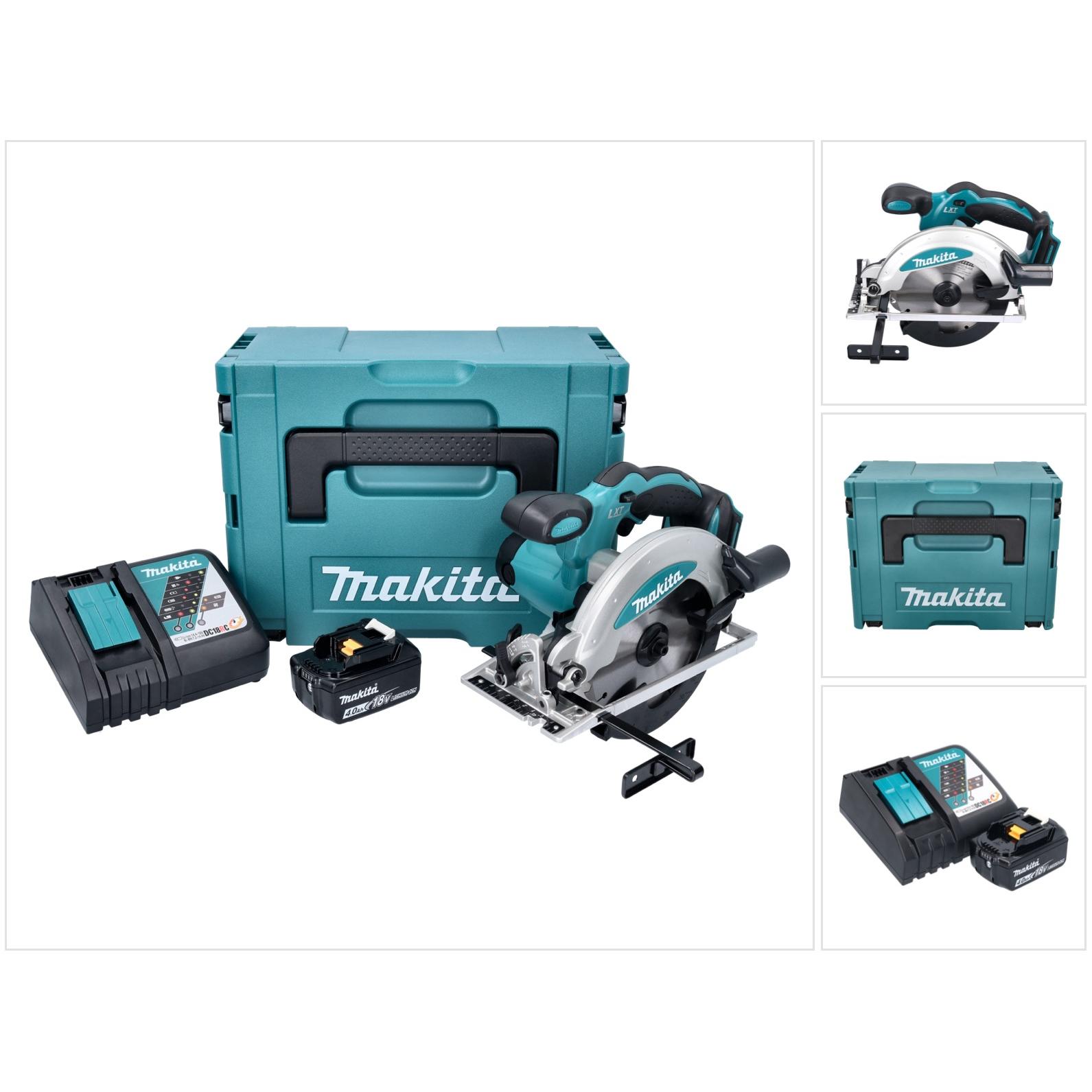 Makita, Handkreissäge, DSS 610 RMJ Akku Handkreissäge 18 V 165 mm + 2x Akku 4,0 Ah + Ladegerät + Makpac