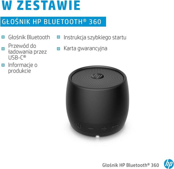 Produktbild HP Bluetooth Speaker 360 (13 h, Netzbetrieb)