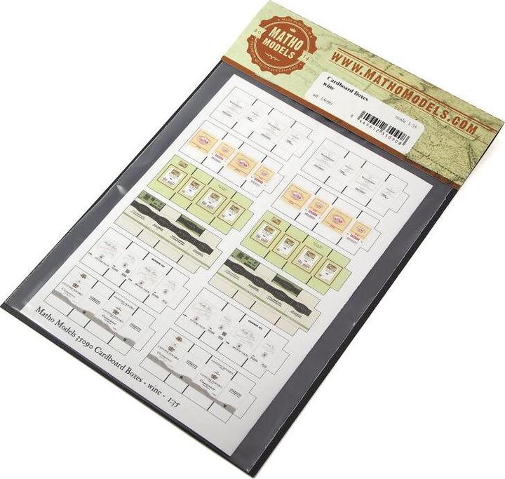 Produktbild Matho Models Cardboard Boxes - wine