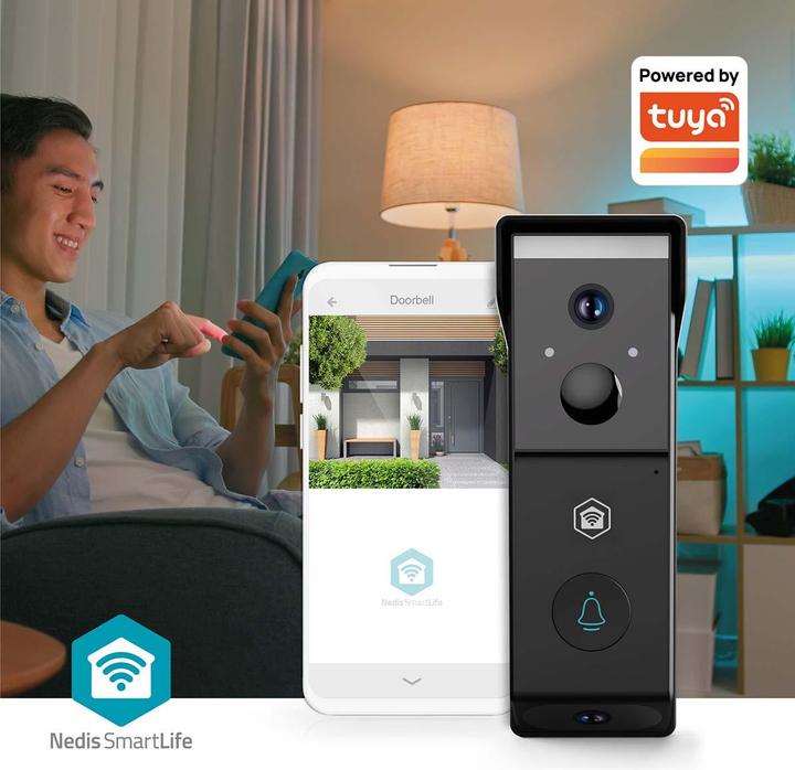Image du produit Nedis SmartLife Video-Türsprechanlage | Batteriebetrieben | 2x Full HD 1080p | Cloud Storage (option (Sans fil)