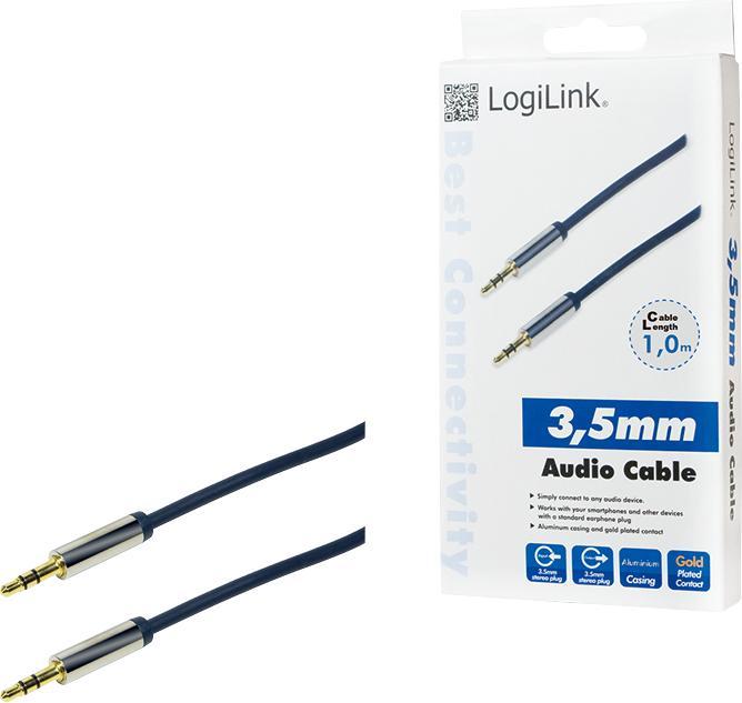 Actual product image LogiLink CA Connection cable (1.50 m, AUX cable)