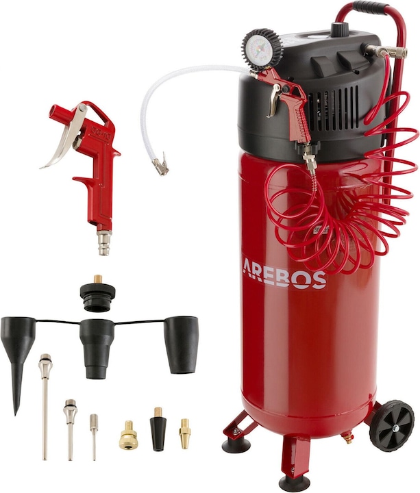 Arebos Compressore d'aria (10 bar, 50 l)