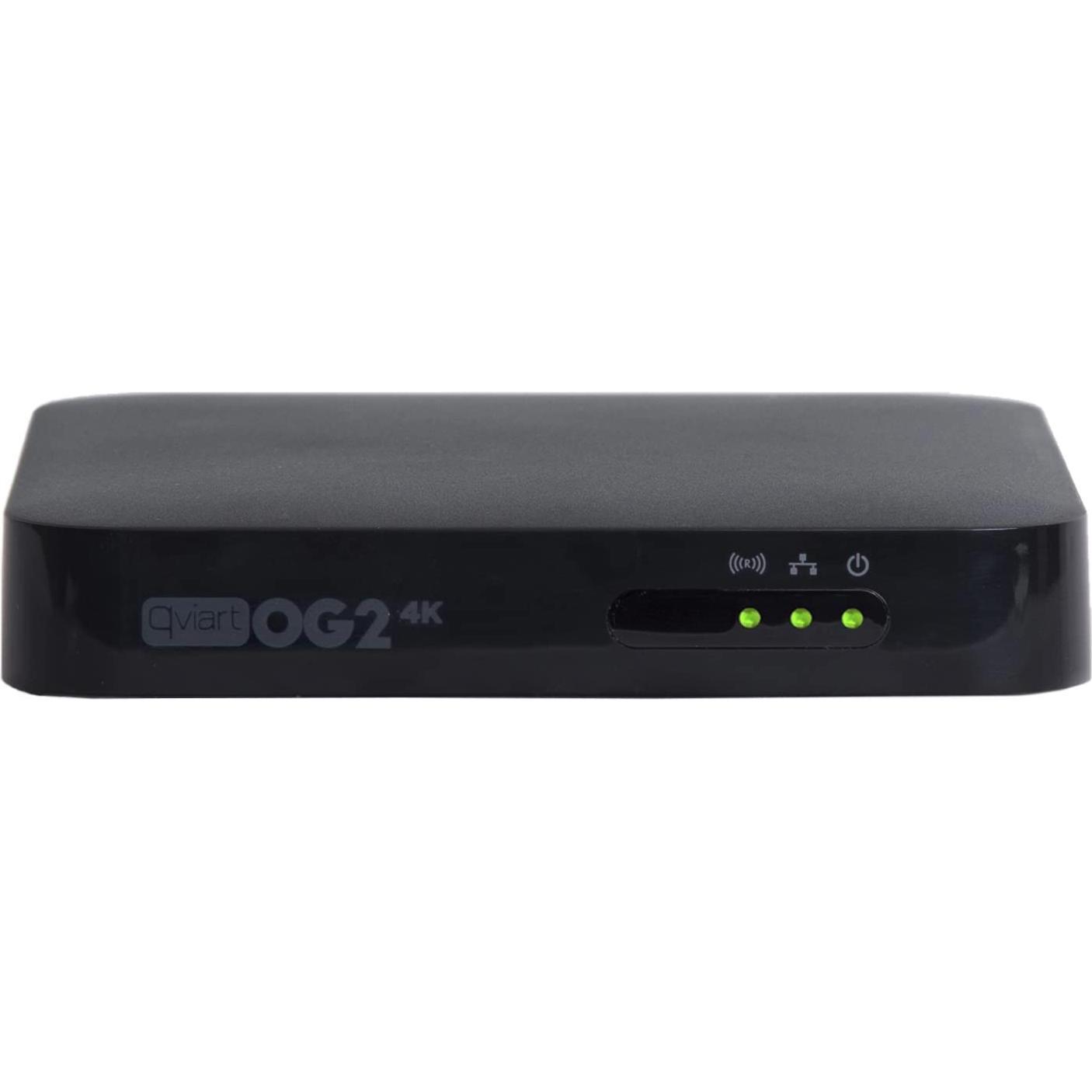 Qviart OG2 4K LINUX UHD 2160P H.265 OTT Middleware und Media Box, TV Receiver
