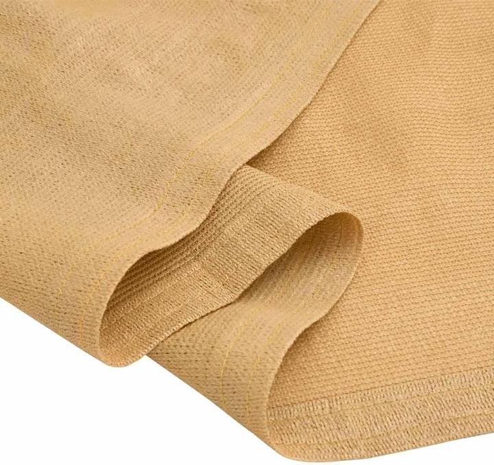 Produktbild vidaXL Zeltteppich Sandfarbe 400x800 cm HDPE