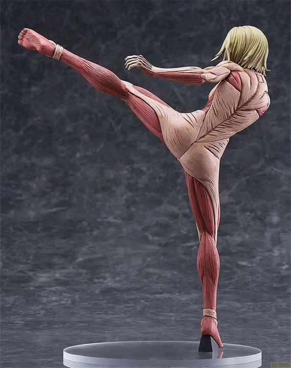 Actual product image Good Smile Company Attack on Titan Pop Up Parade PVC Statue Annie Leonhart: Female Titan Ver. L Size 24 cm