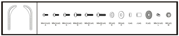 Produktbild Vivolink Soundbar mount for 32" to 70" (1 Paar, Wandmontage)