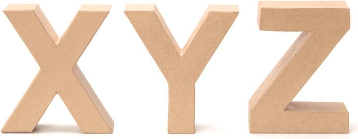Actual product image Glorex Cardboard letter X 17,5X5,5cm