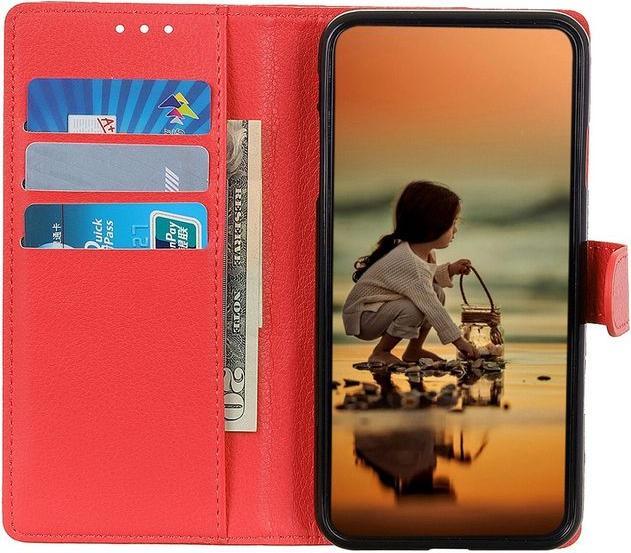 Actual product image MU Classic Litchi Leather Bookcover Series (Samsung Galaxy A54 5G)