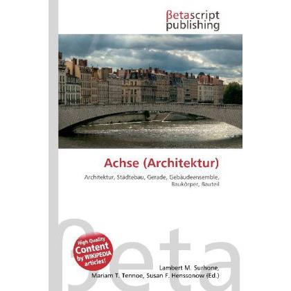 Achse (Architektur), Fachbücher